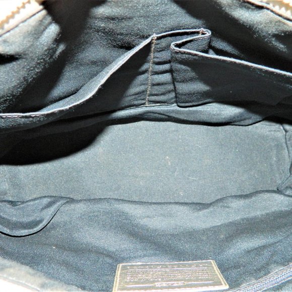 Coach Denim and Silver Zip Tote with Wallet - Picture 8 of 15